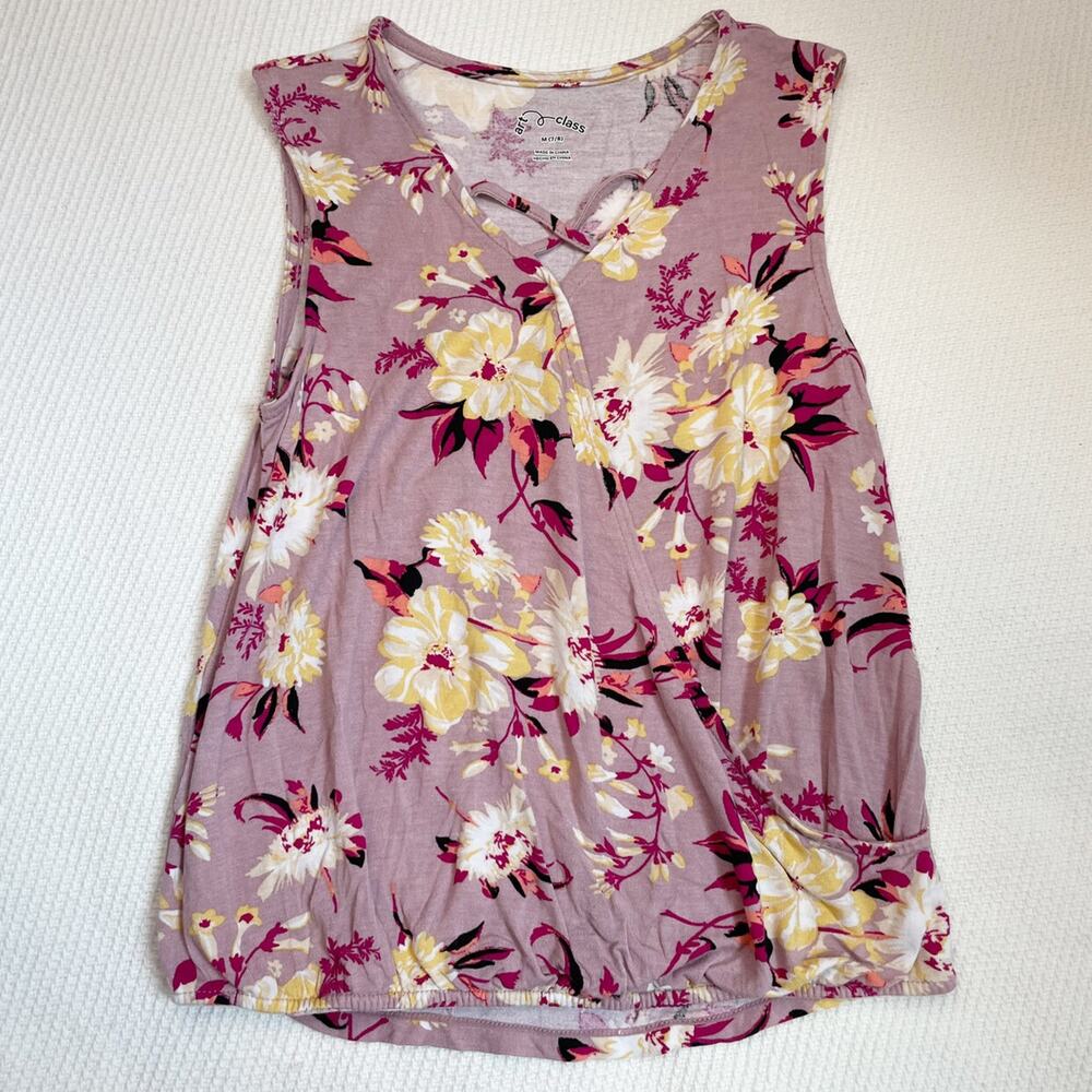 Art Class Floral Tank